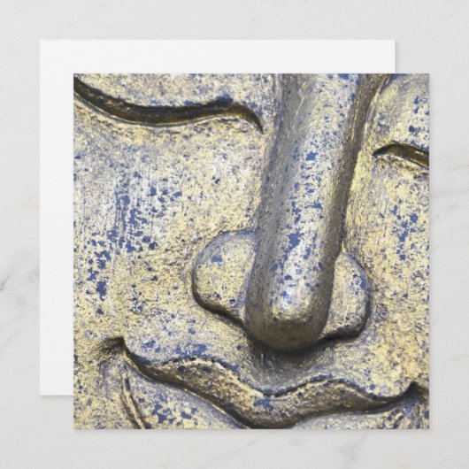 Buddha Face Zen Harmony Buddhahood Kaart (Voorkant / Achterkant)