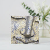 Buddha Face Zen Harmony Buddhahood Kaart (Staand voorkant)