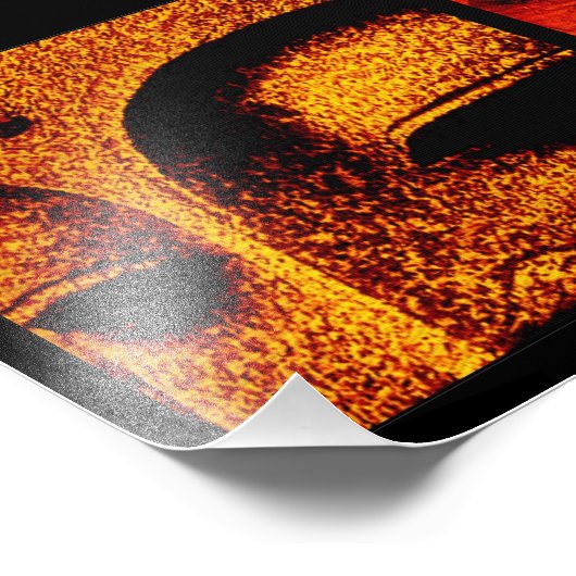 Buddha Faces Foto Foto Afdruk (Hoek)