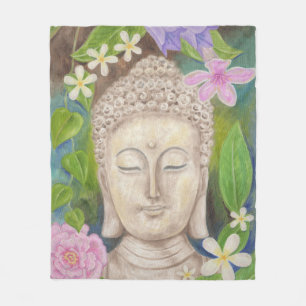 Buddha Flower fleece Deken