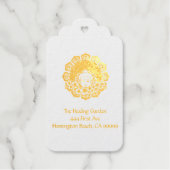 Buddha Flower Mandala  Cadeaulabels (Voorkant)