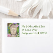 Buddha Flower retour adreslabel Etiket (Insitu)