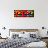 Buddha Gezichten Triptiek Kunst Canvas Afdruk (Insitu (Slaapkamer))