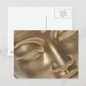 BUDDHA Gold Briefkaart (Voorkant / Achterkant)