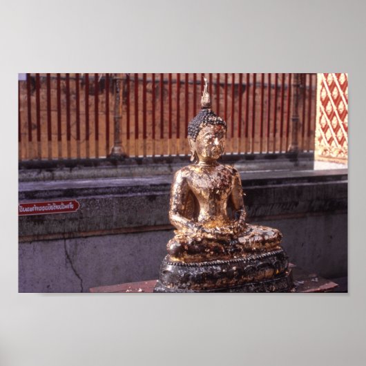Buddha Gold Leaf Poster (Voorkant)