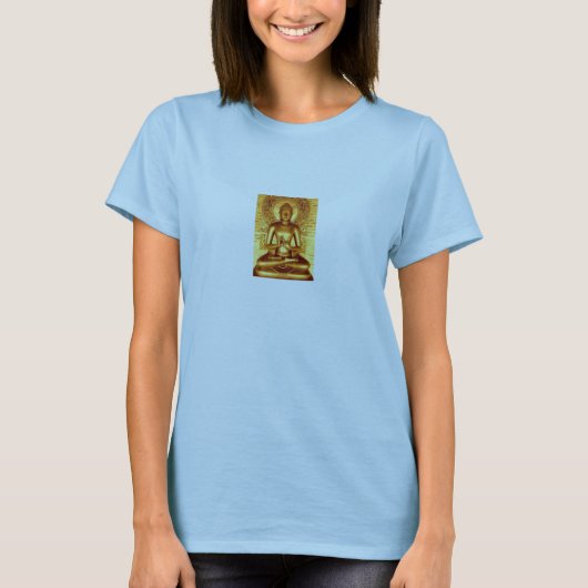 Buddha Gold Womens T-shirt (Voorkant)