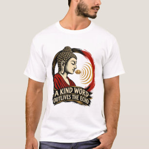 Buddha Gouden Woord Echo Zen T-Shirt