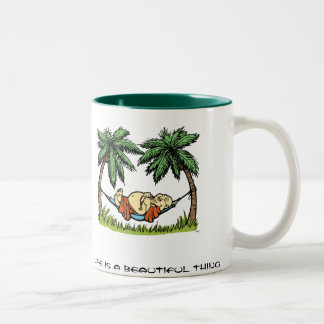 Buddha Hammock Tweekleurige Koffiemok