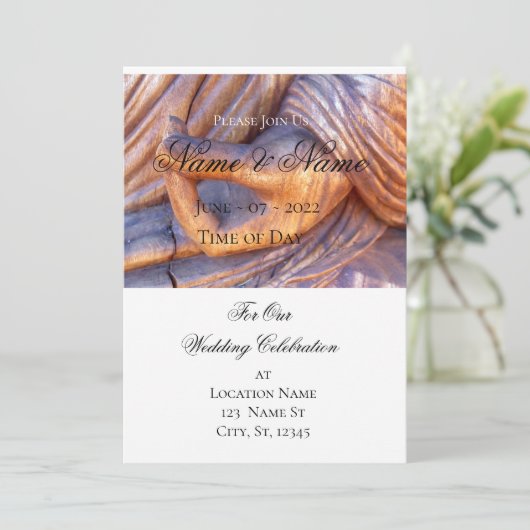 Buddha Hand Mudra Thunder_Cove Kaart (Staand voorkant)