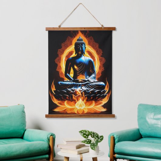 Buddha Hangend Wandkleed (Woonkamer)