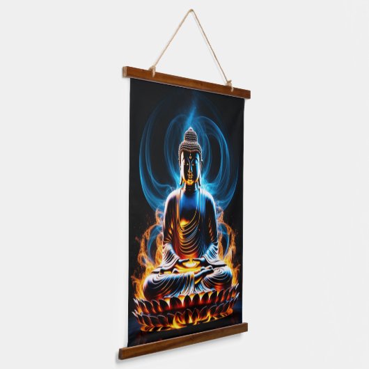 Buddha Hangend Wandkleed (Gebogen)