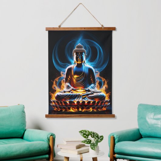 Buddha Hangend Wandkleed (Woonkamer)