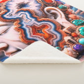 Buddha Head Geode Sherpa Deken (3/4)