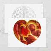 BUDDHA Heart Briefkaart (Voorkant / Achterkant)