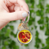 BUDDHA Heart | gele shine Sleutelhanger (Hand)