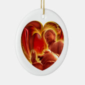 BUDDHA Heart Keramisch Ornament (Rechts)