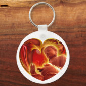 BUDDHA Heart Sleutelhanger (Voorkant)