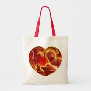 BUDDHA Heart Tote Bag