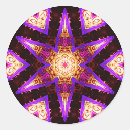 Buddha HeartStar Sticker (Voorkant)