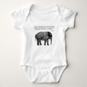 Buddha Henna Wisdom Elephant Romper (Voorkant)