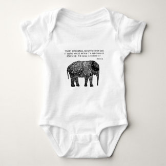 Buddha Henna Wisdom Elephant Romper