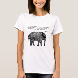 Buddha Henna Wisdom Elephant T-shirt