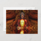 Buddha III Briefkaart (Voorkant / Achterkant)