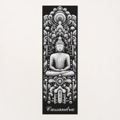 Buddha in black and white  yogamat (Voorkant)