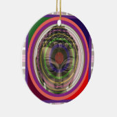 BUDDHA in meditatie Master Teacher Saint Guru FUN Keramisch Ornament (Rechts)