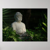 Buddha in thought poster (Voorkant)