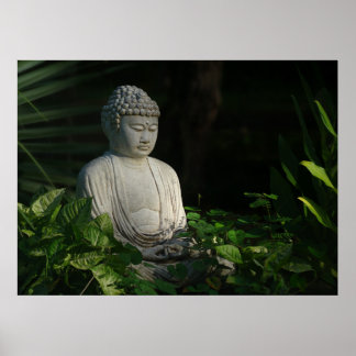 Buddha in thought poster