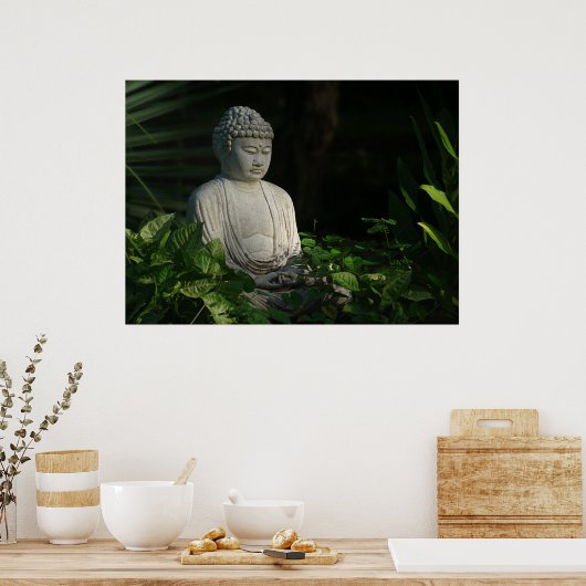 Buddha in thought poster (Keuken)