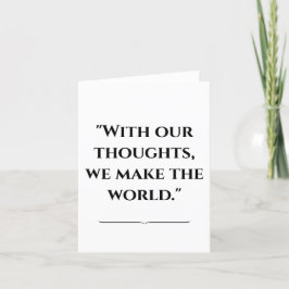 Buddha Inspirerend Quote Aankondiging