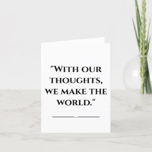 Buddha Inspirerend Quote Aankondiging