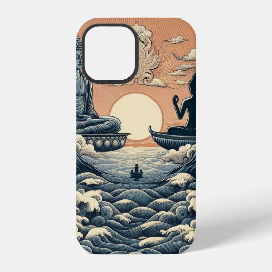 Buddha iPhone Hoesje (Achterkant)