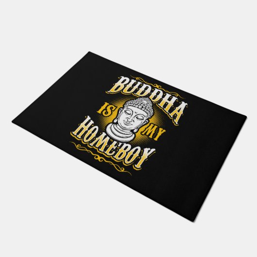 Buddha is mijn Homeboy Deurmat (Schuin)