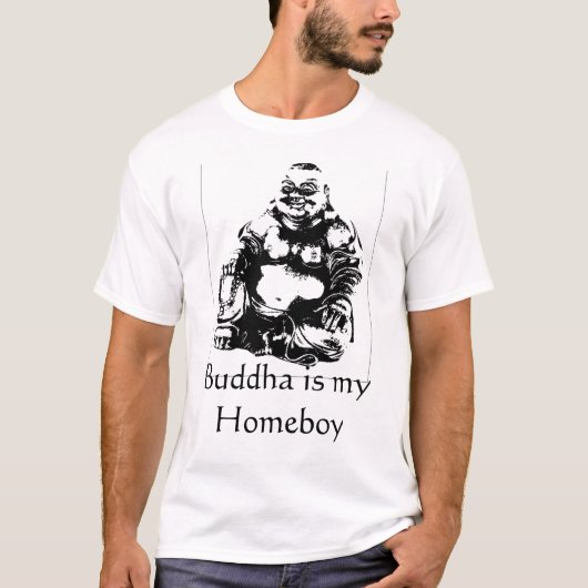 Buddha is mijn Homeboy T-shirt (Voorkant)
