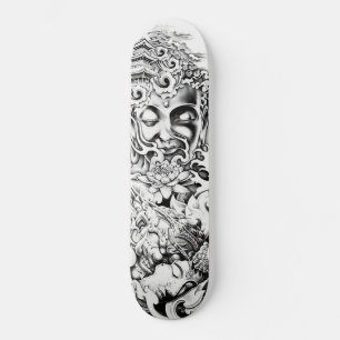 Buddha Japanse demon Lotus Palace Wave Skateboard