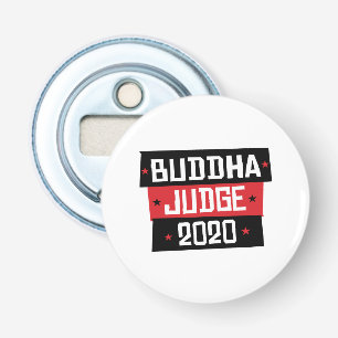 Buddha Judge 2020 Button Flesopener