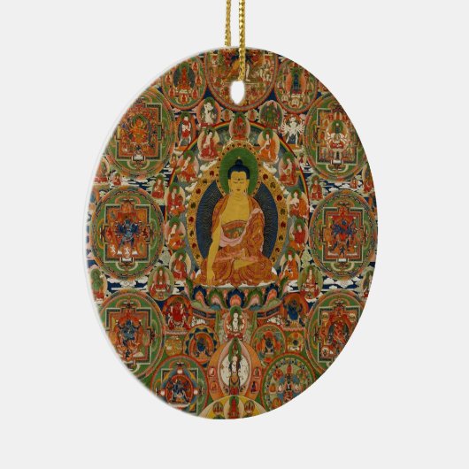 Buddha Keramisch Ornament (Rechts)