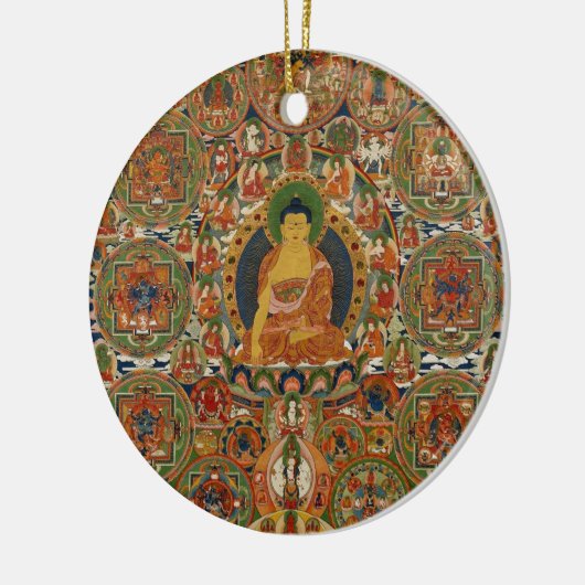 Buddha Keramisch Ornament (Links)