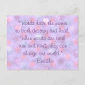 Buddha Kind Words Quote Briefkaart (Voorkant)