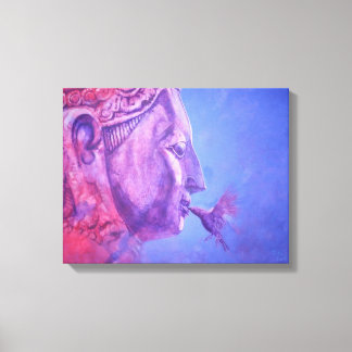 Buddha Kiss Canvas Afdruk