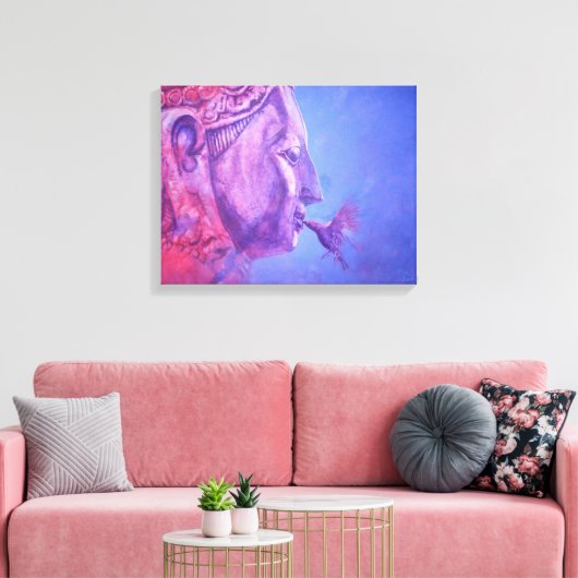 Buddha Kiss Canvas Afdruk (Insitu (Woonkamer))