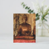 BUDDHA : Koperbeeld Briefkaart (Staand voorkant)