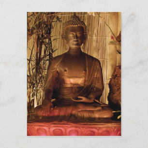 BUDDHA : Koperbeeld Briefkaart
