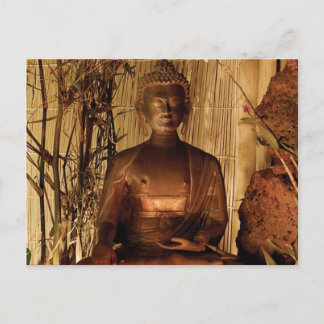 BUDDHA : Koperbeeld Briefkaart