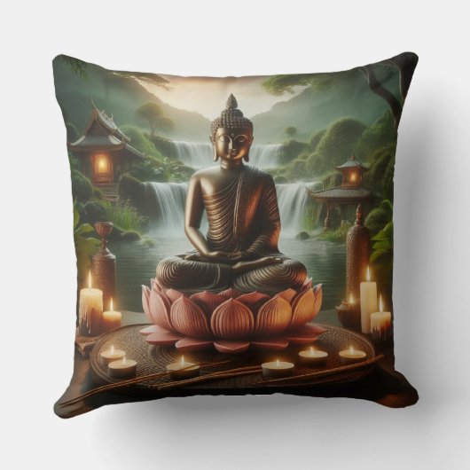 Buddha Kussen (Achterkant)