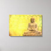 buddha light (yellow) canvas afdruk (Voorkant)