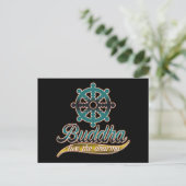 Buddha Live the Dharma Briefkaart (Staand voorkant)